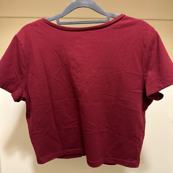 Maroon Wild Fable crop top size XXL - Picture 2 of 3